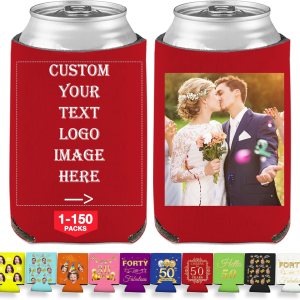20 fundas personalizadas para enfriar latas a granel, cubierta aislante de bebidas personalizada con texto y logotipo, enfriadores de latas de 20 fundas personalizadas para enfriar latas a granel, cubierta aislante de bebidas personalizada con texto y logotipo, enfriadores de latas de