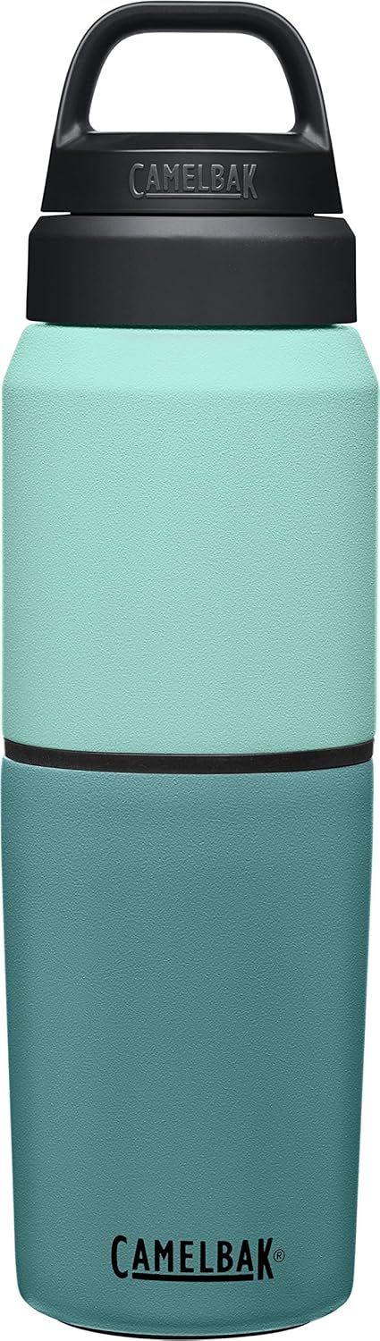 CamelBak Botella de agua y taza de viaje MultiBev – Acero inoxidable aislado