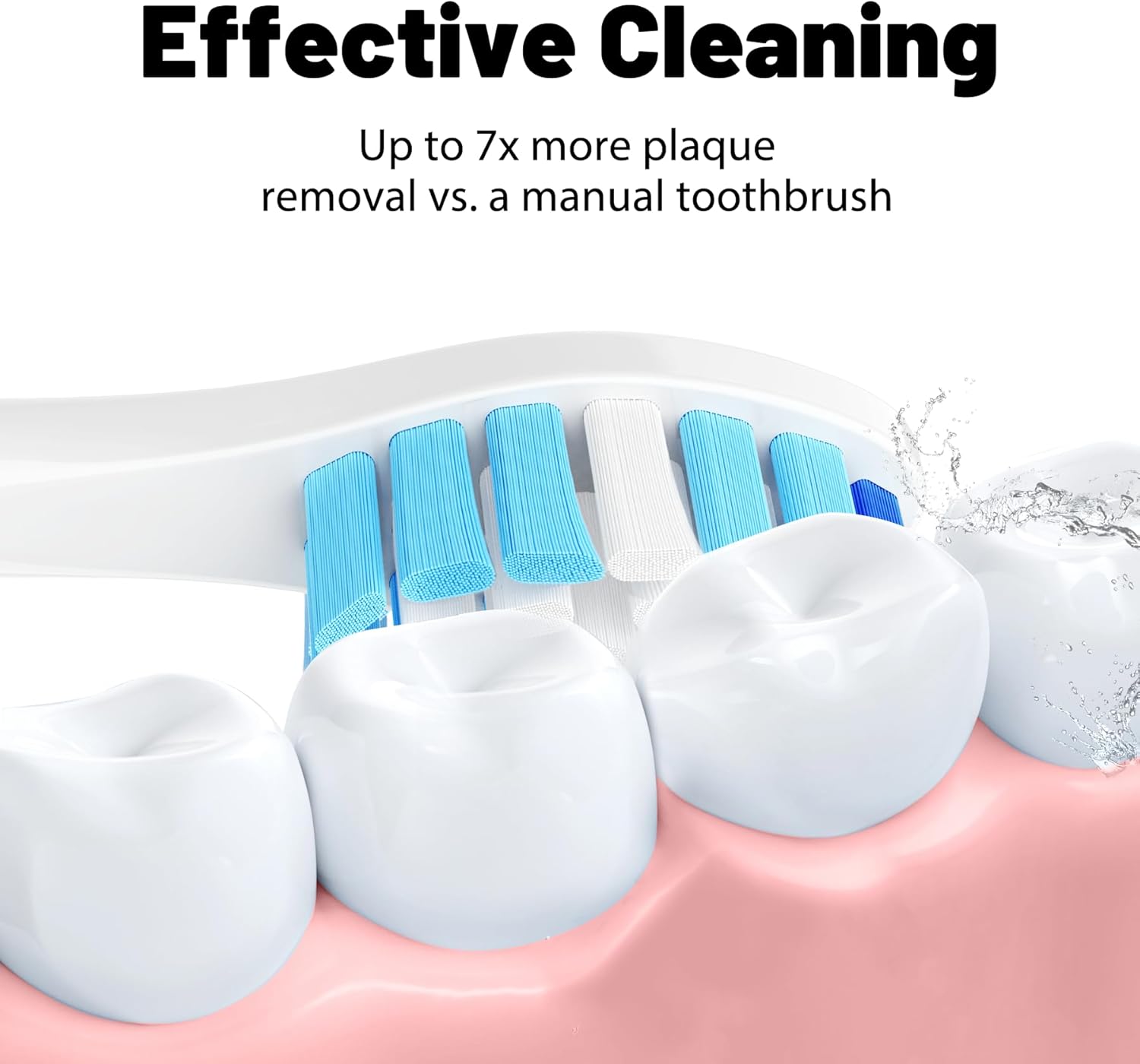 Cabezales de cepillo de dientes de repuesto compatibles con cepillos de dientes eléctricos recargables Philips Sonicare, cabezales de cepillo de