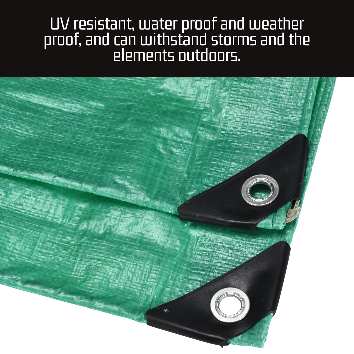 Bolt Dropper Lonas grandes, impermeables y resistentes a la intemperie para exteriores para patio trasero o balcón, lona de supervivencia resistente