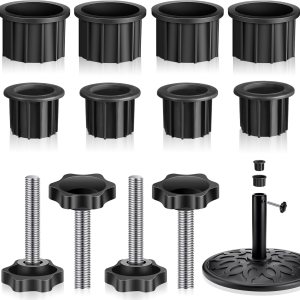 Base de paraguas, agujero de anillo, cubierta de enchufe y tapa, pieza de repuesto con rosca M8, perilla de mano de repuesto roscada, pomos de Base de paraguas, agujero de anillo, cubierta de enchufe y tapa, pieza de repuesto con rosca M8, perilla de mano de repuesto roscada, pomos de