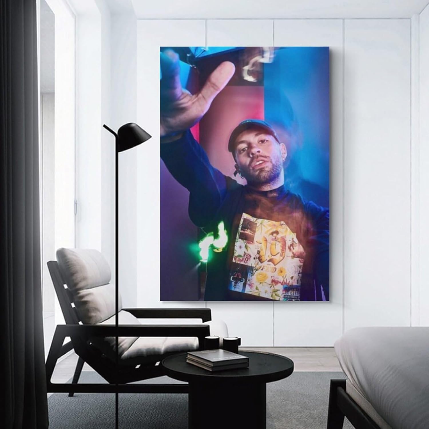 DAXXIN Feid – Póster de lienzo decorativo para pared, sala de estar, dormitorio, decoración, regalo, sin marco, estilo 20 x 30 pulgadas (19.7 x 29.5