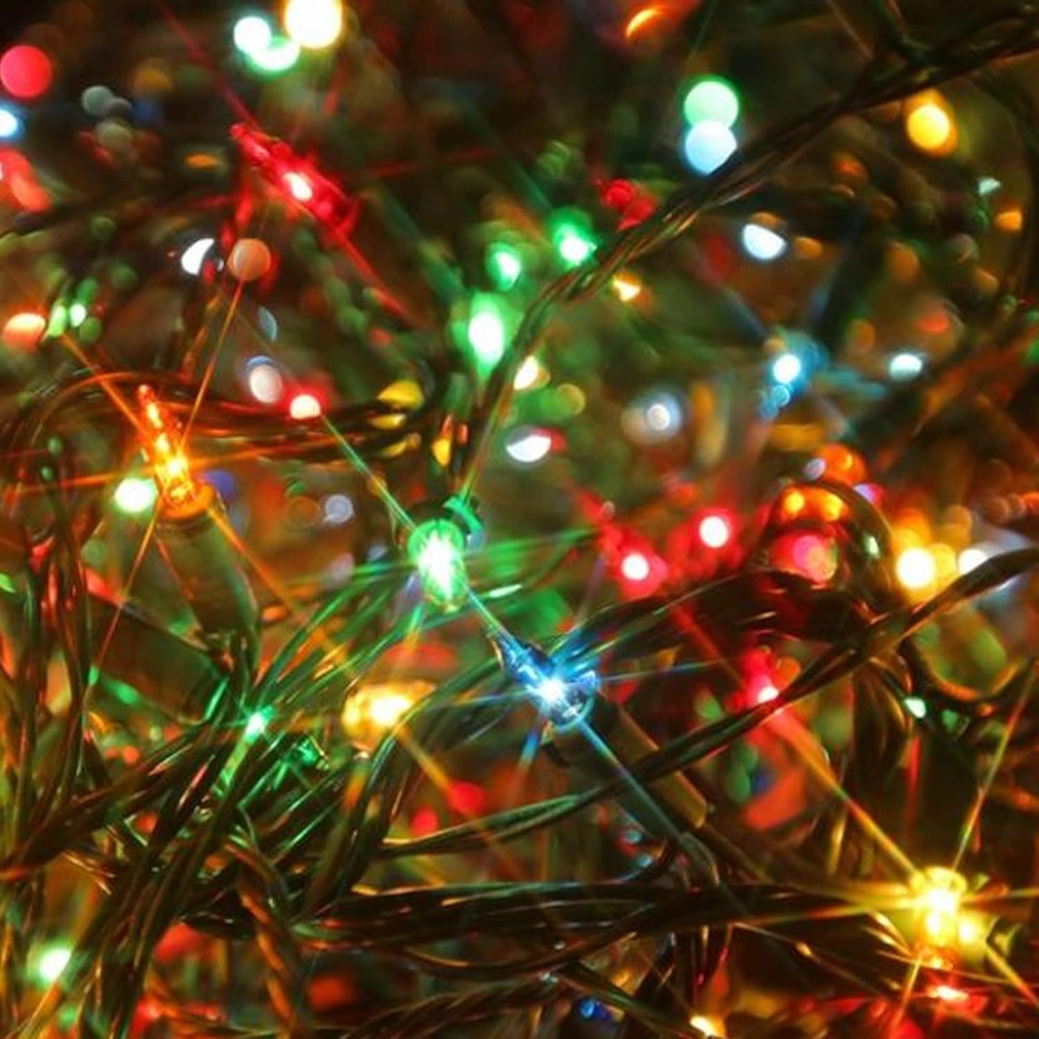 Dazzle Bright Luces de Navidad, 40 pies, 200 unidades, incandescentes, impermeables, mini luces enchufables, decoraciones de Navidad conectables