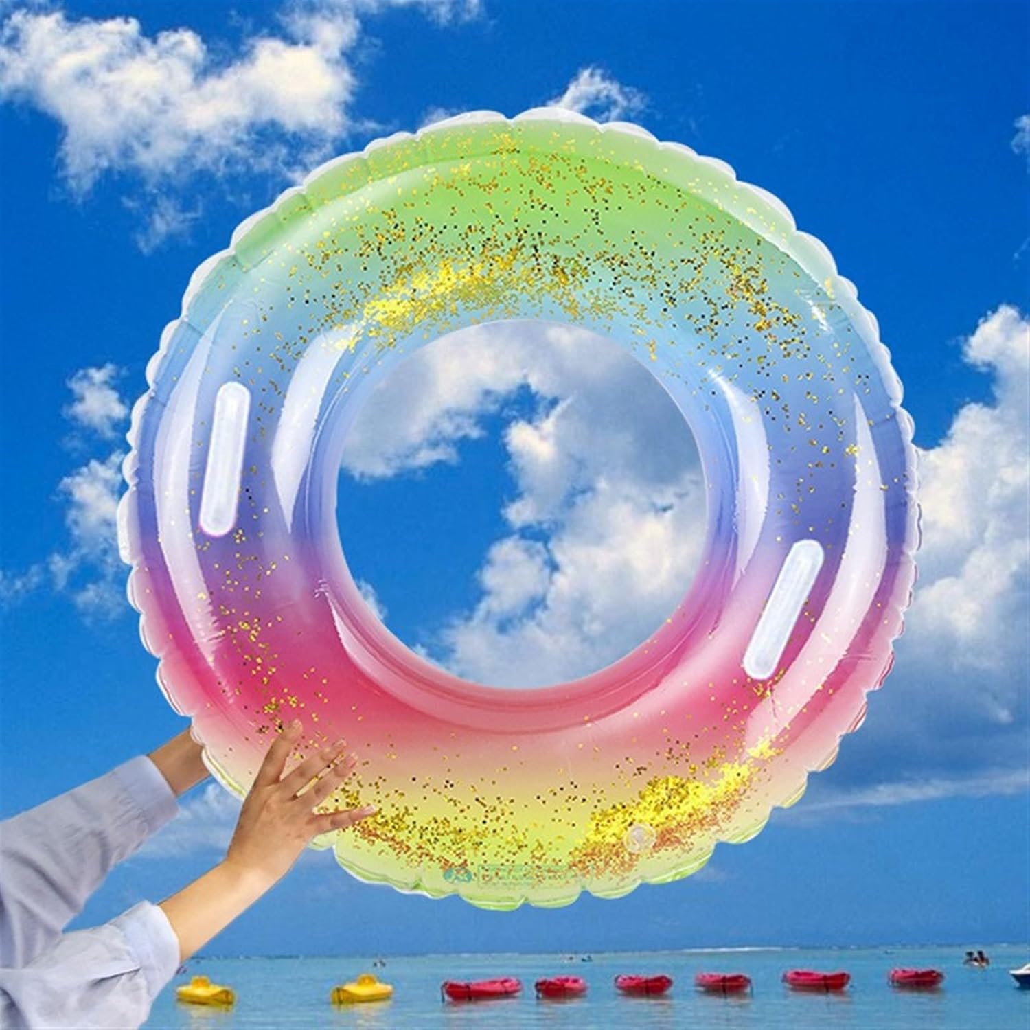 Inflatable Pool Floats for Kids and Adults – Fun and Bright Flotadores para – Swim Rings and Tubes for Floating – Great and Size for Pool Parties