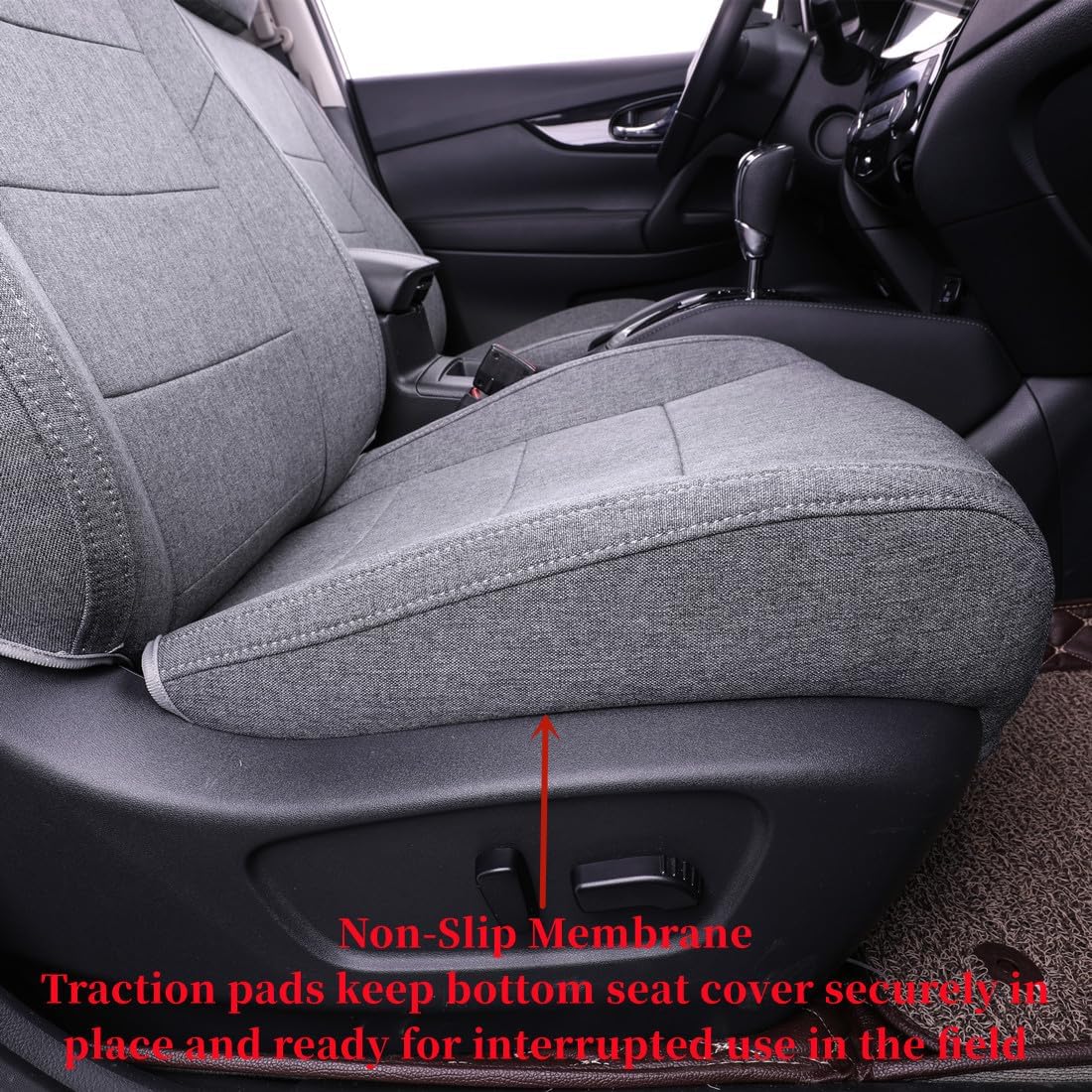 Fundas de asiento de ajuste personalizado para Nissan Sentra 2020-2024 S, SV, SR, SR Midnight Edition, protector de asiento de poliéster de