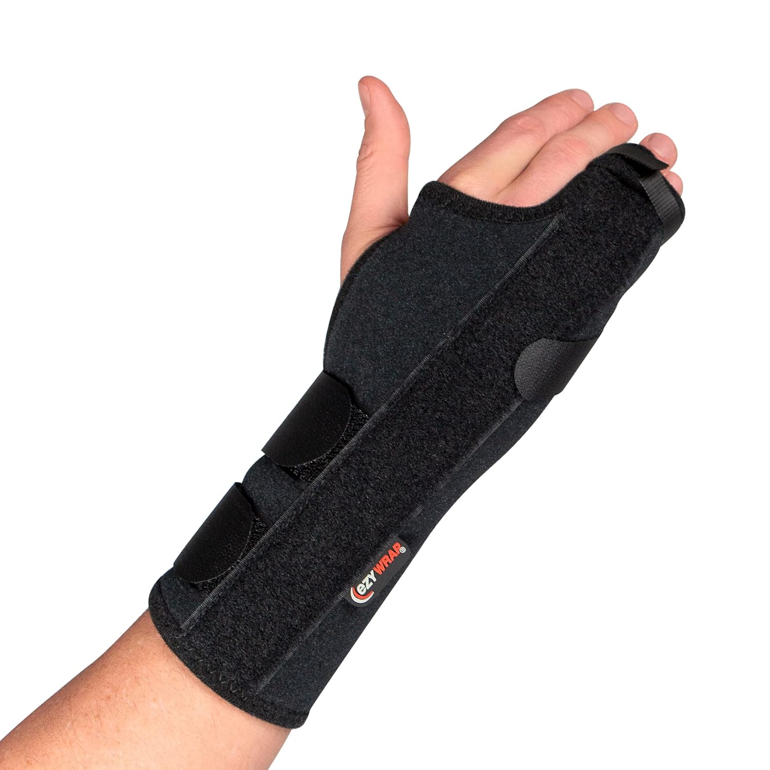 Ezy Wrap The Boxer – Muñequera ortopédica para mano y muñeca – Muñequera para mujeres y hombres, cómoda muñequera con férulas para dedos para