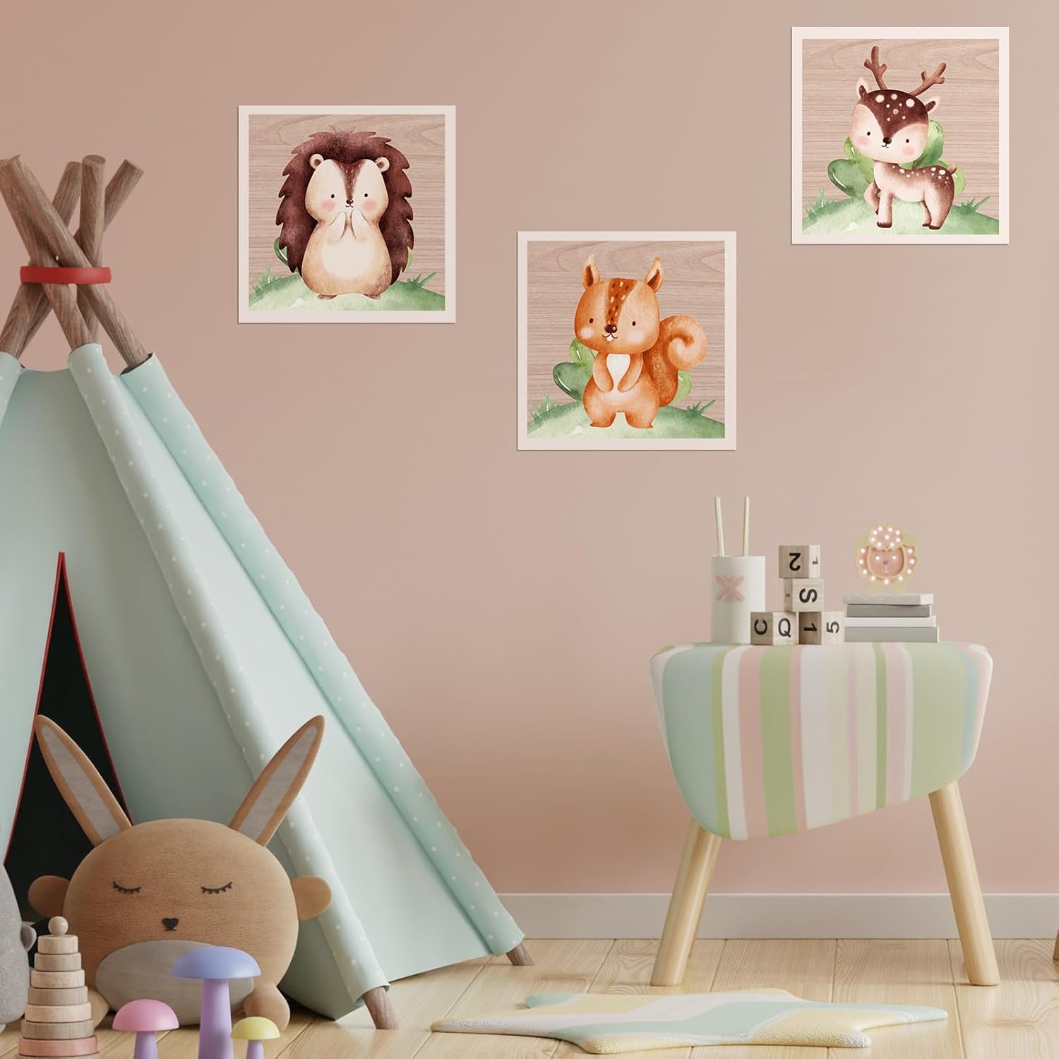 Gueevin Kit de pintura de diamante de 6 piezas para niños, 7.8 pulgadas, pintura de diamantes 5D, manualidades, decoración de pared, decoración de