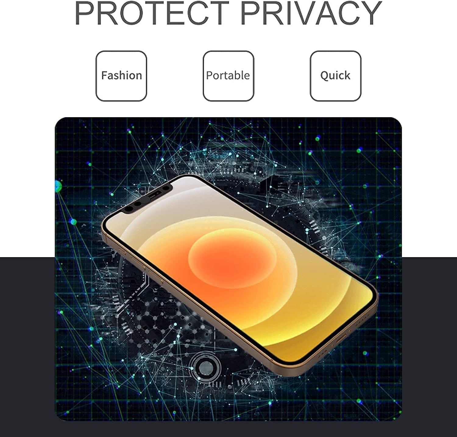 Funda para lente de cámara compatible con iPhone 11, incluye funda para cámara frontal de iPhone, protege la privacidad y la seguridad, pero no