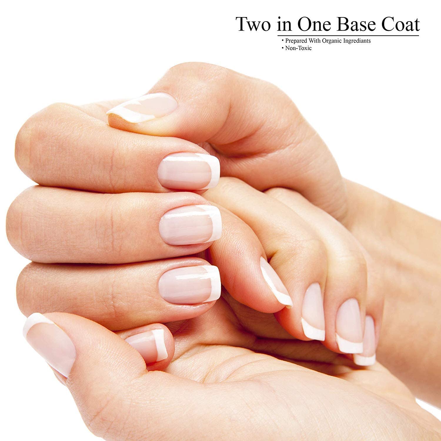 Karma Organic Removedor de esmalte de uñas y paquete base y capa superior 2 en 1  Quitaesmalte de uñas Beauty Natural Soja Lavanda (4FL-Oz) dos en