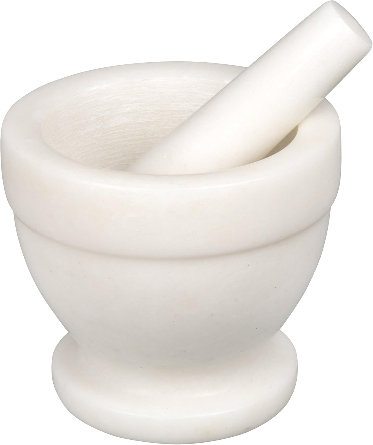 Creative Home Natural Color Blanco Mortero Y Pilón de mármol, 5.25diam. X 4,5H por CREATIVE Home