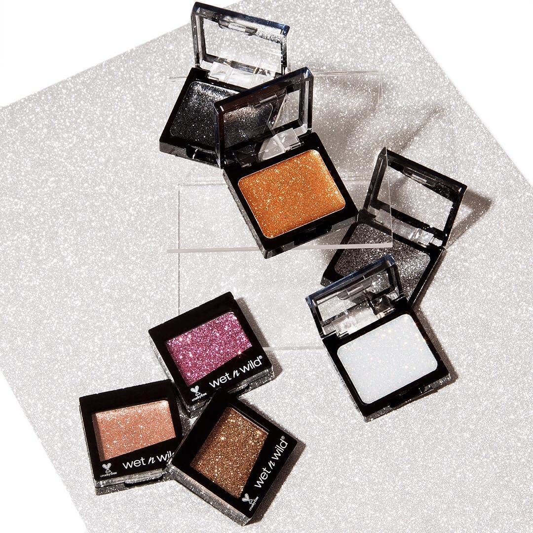 wet n wild Color Icon Glitter Sombra de ojos Shimmer Nudecomer