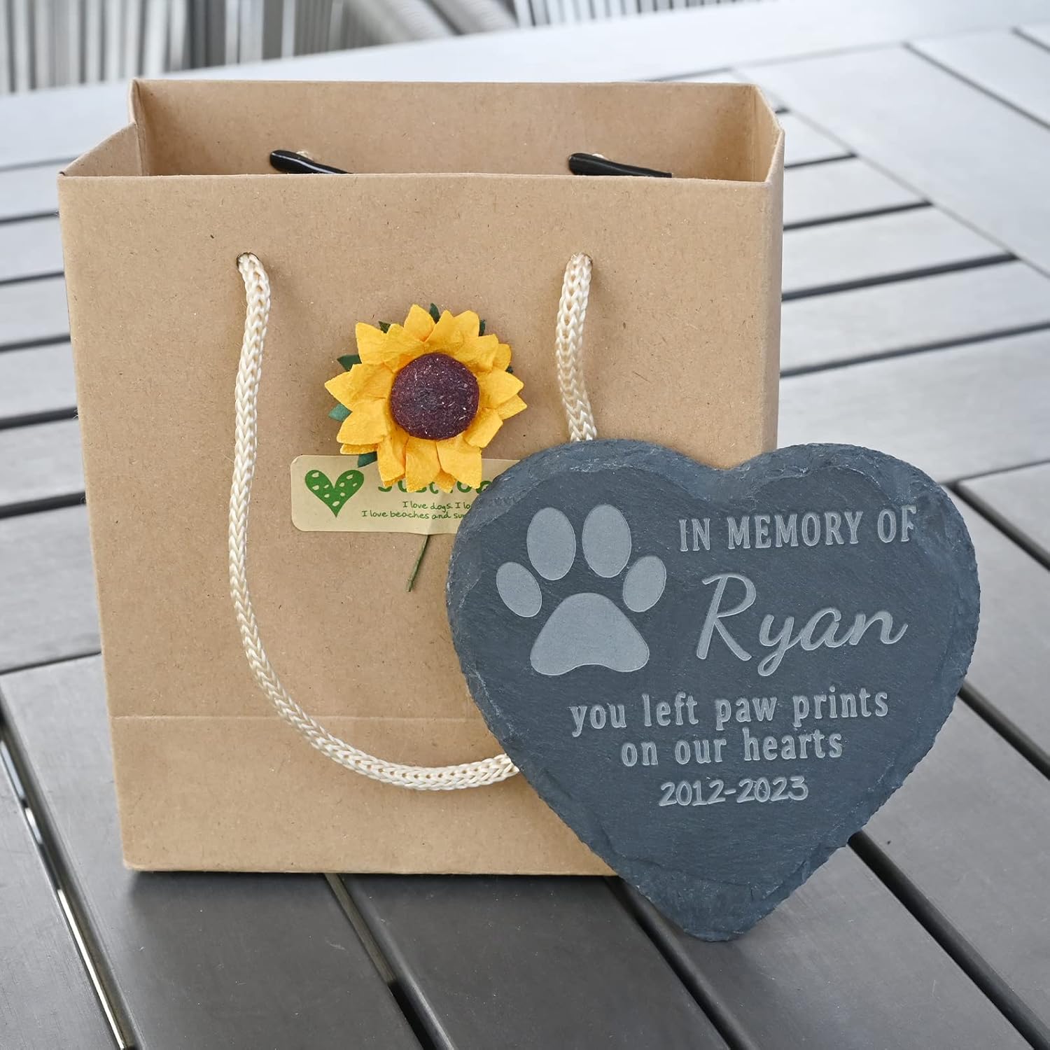 Regalos conmemorativos para mascotas, piedra conmemorativa personalizada para mascotas, regalo de recuerdo de mascotas, en memoria de perro gato,