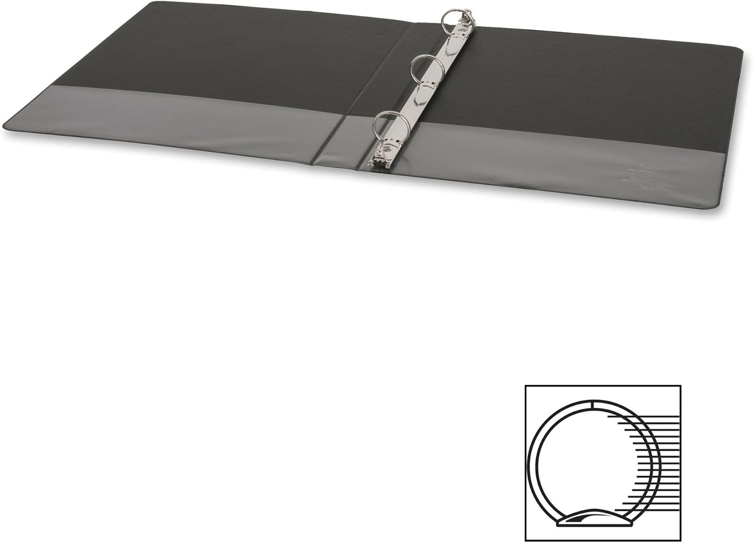 Business Source Carpeta básica de anillo redondo de 1″