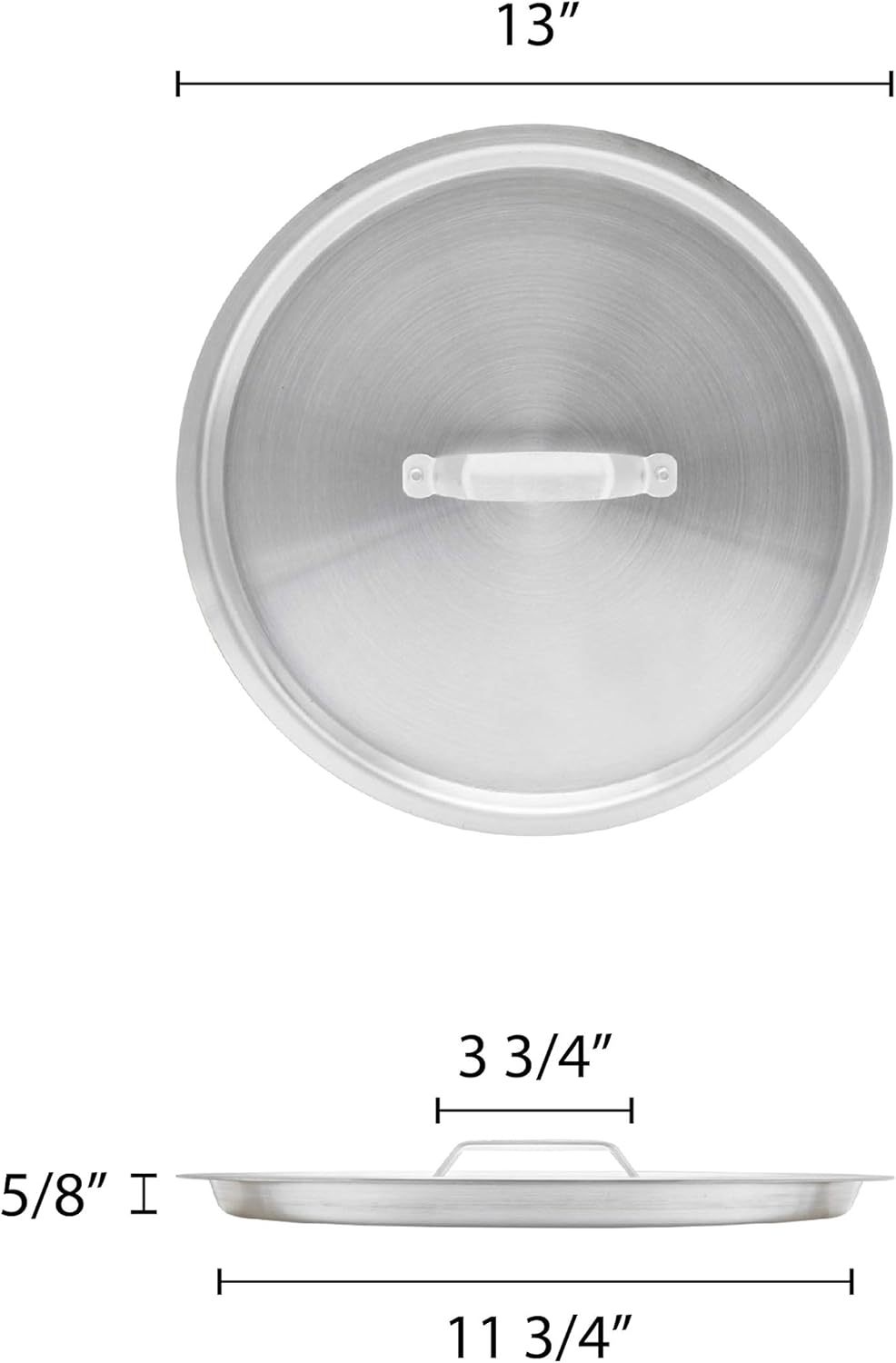 Thunder Group Tapa de olla de aluminio de 20 cuartos de galón
