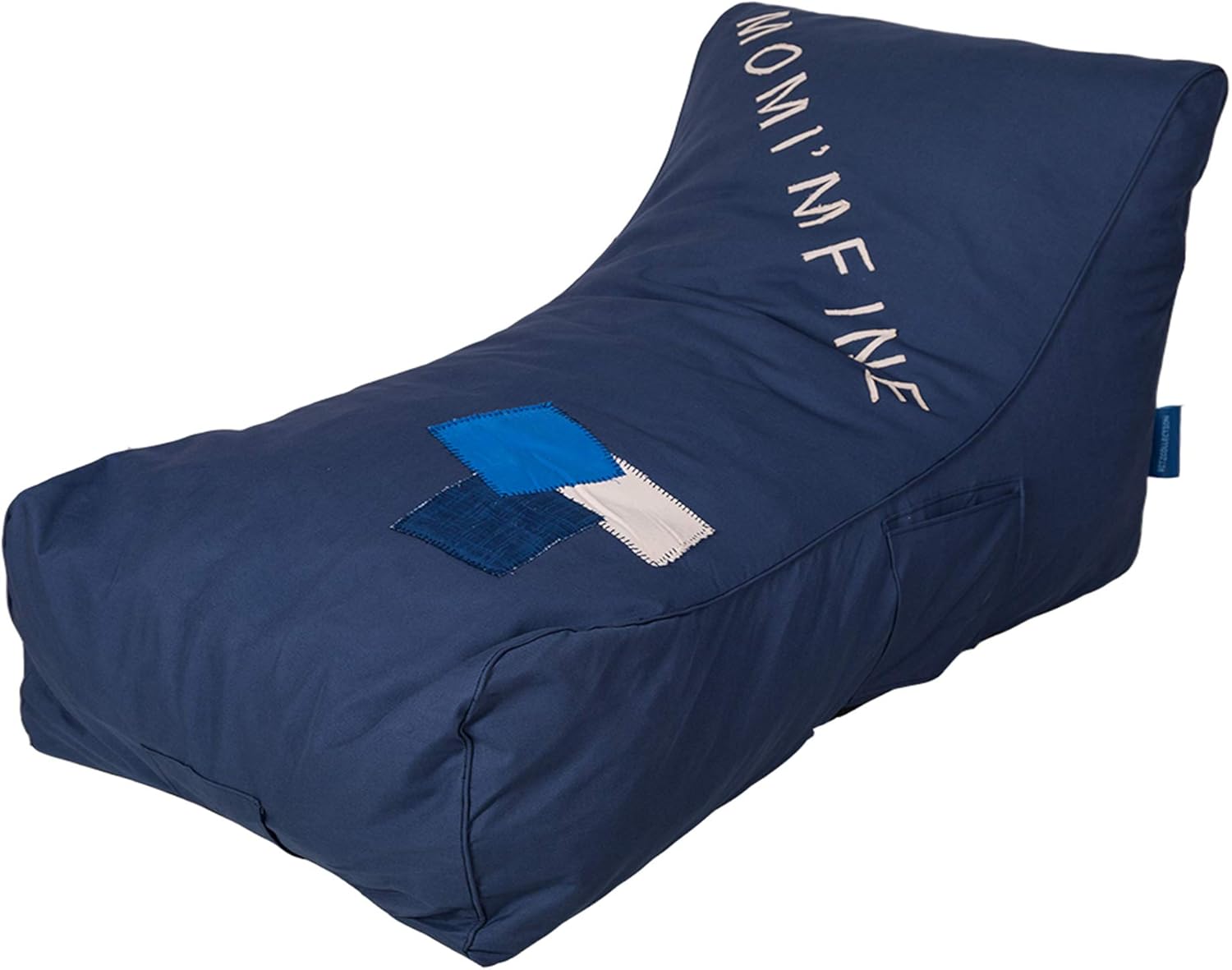 Puf  Silla de suelo, sofá de espuma viscoelástica con tela Oxford a prueba de suciedad y bolsillo lateral para niños de 2 años en adelante, mamá