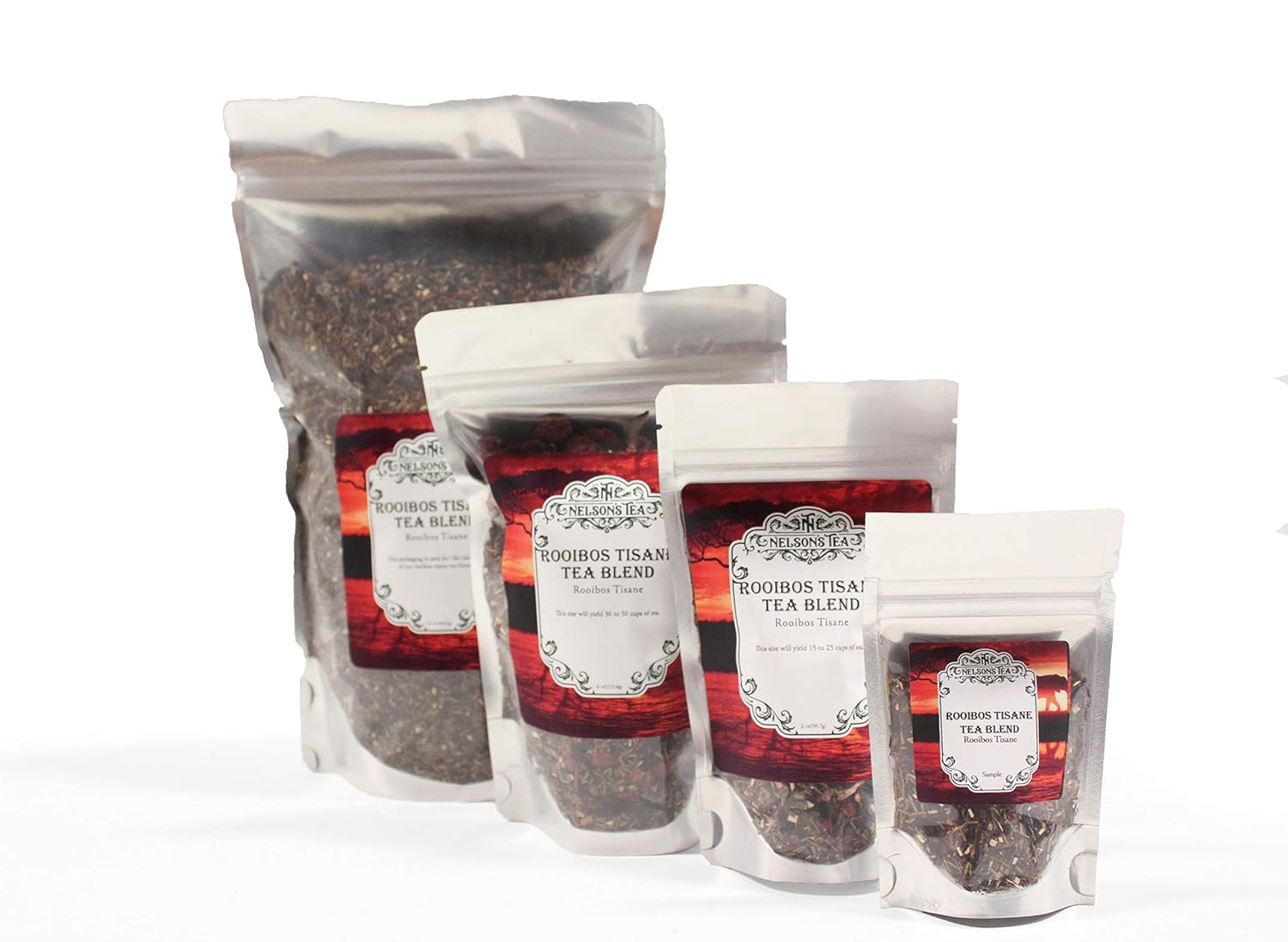Nelson’s Tea – Menta de sandía – Rooibos verde, menta verde, equinácea, hoja de tilo, cilantro, cártamo y eucalipto – 2 oz.