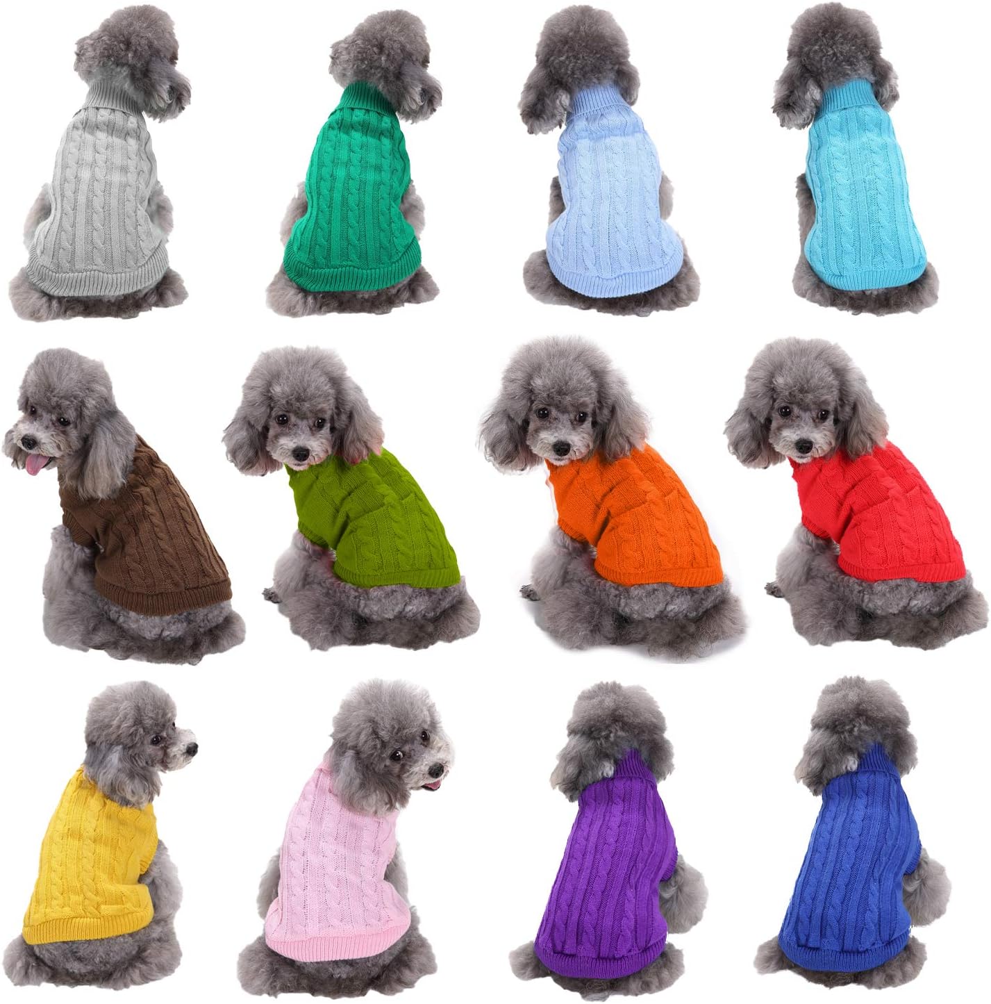 Suéter cálido para mascotas, gatos, cachorros y perros grandes, medianos o pequeños, para machos y hembras