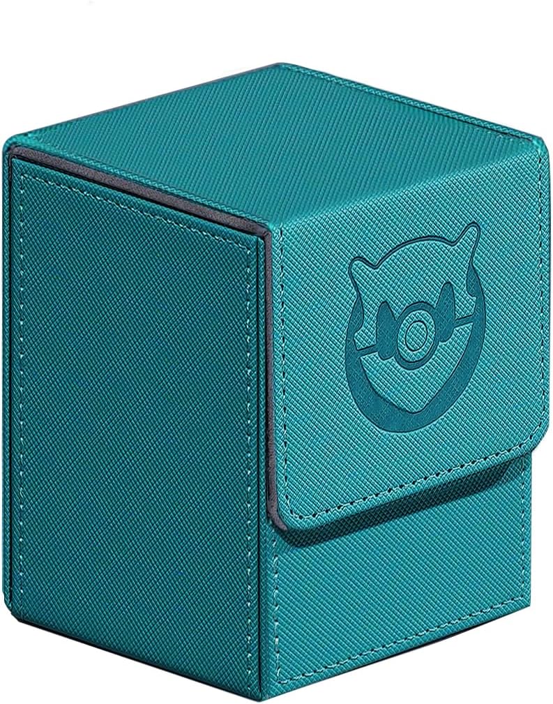 Caja de cartas coleccionables para Commander Deck Box con 2 divisores, caja de almacenamiento de tarjetas para más de 100 tarjetas de una sola