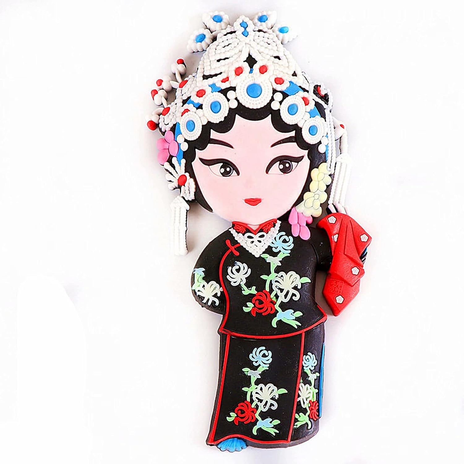 Imanes de nevera chinos de la ópera de Pekín Imanes para nevera, lindos imanes decorativos para niños y niñas, juego de aprendizaje, juguetes de
