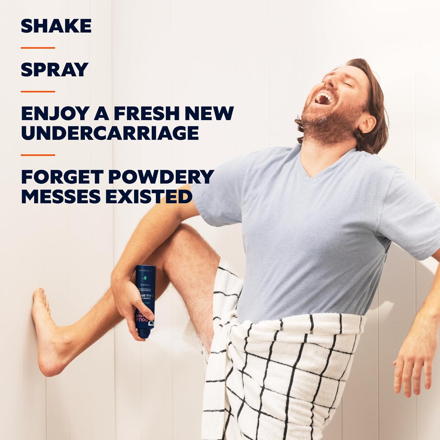 Dollar Shave Club Spray de bolas de 2 unidades  Spray de bolas para hombres, absorbe la humedad y reduce las rozaduras, desodorante en aerosol de