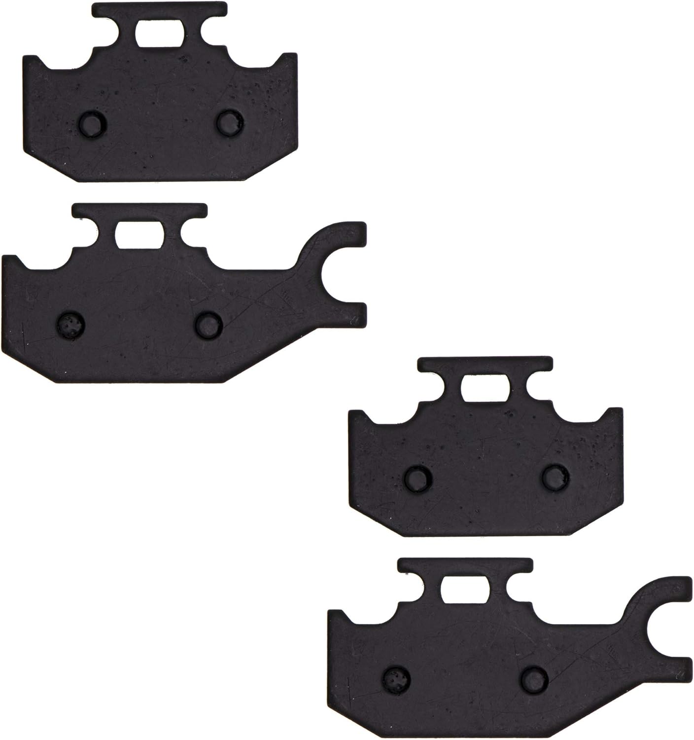 NICHE Juego de pastillas de freno traseras izquierdasderechas para Polaris ACE Ranger 150 1912971 semimetálicas 2 unidades