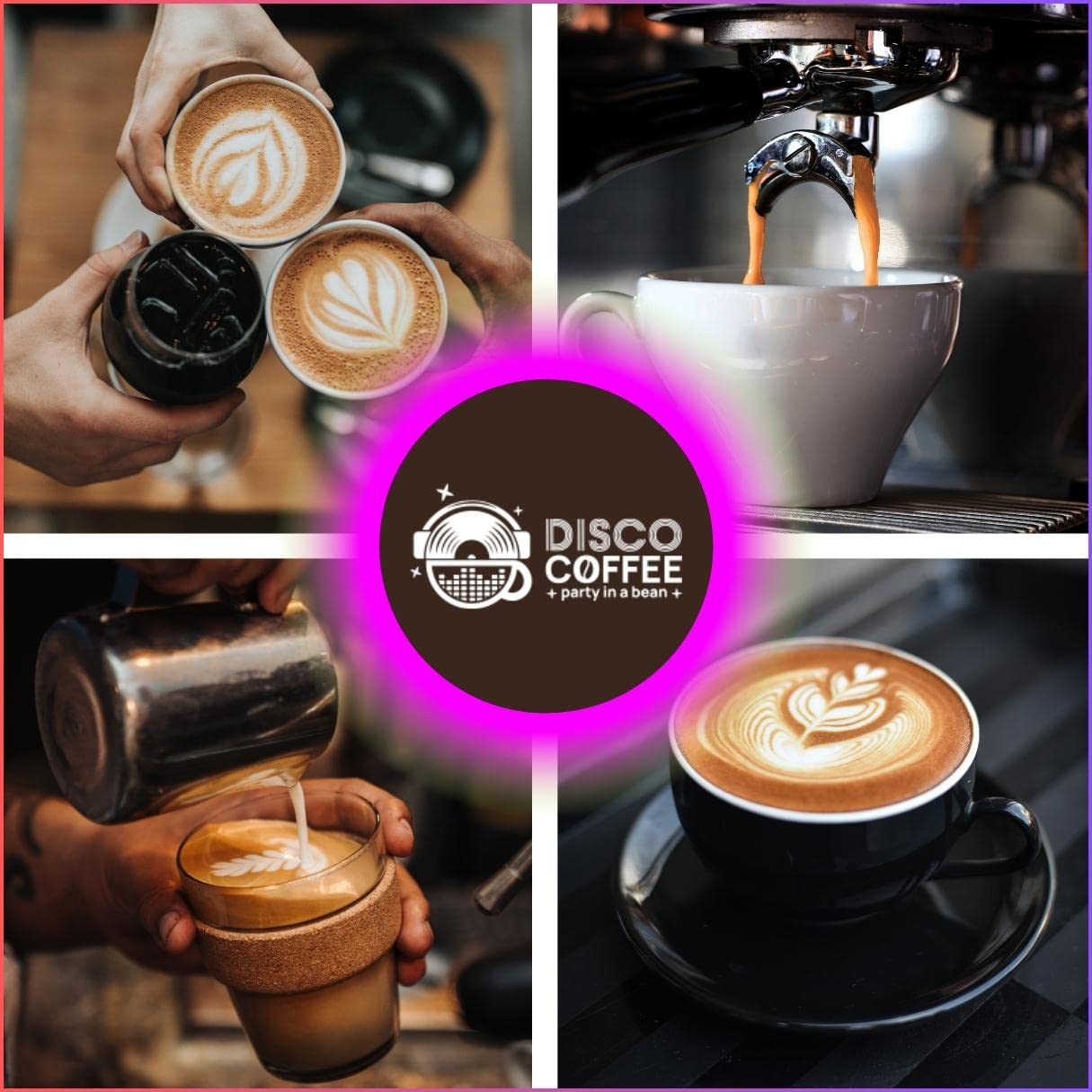 Disco Coffee Mezcla de café orgánico Gypsy Queen de tostado medio, café de calidad premium, Sumatra, Yirgacheffe etíope, Colombia (“cafetera casera”