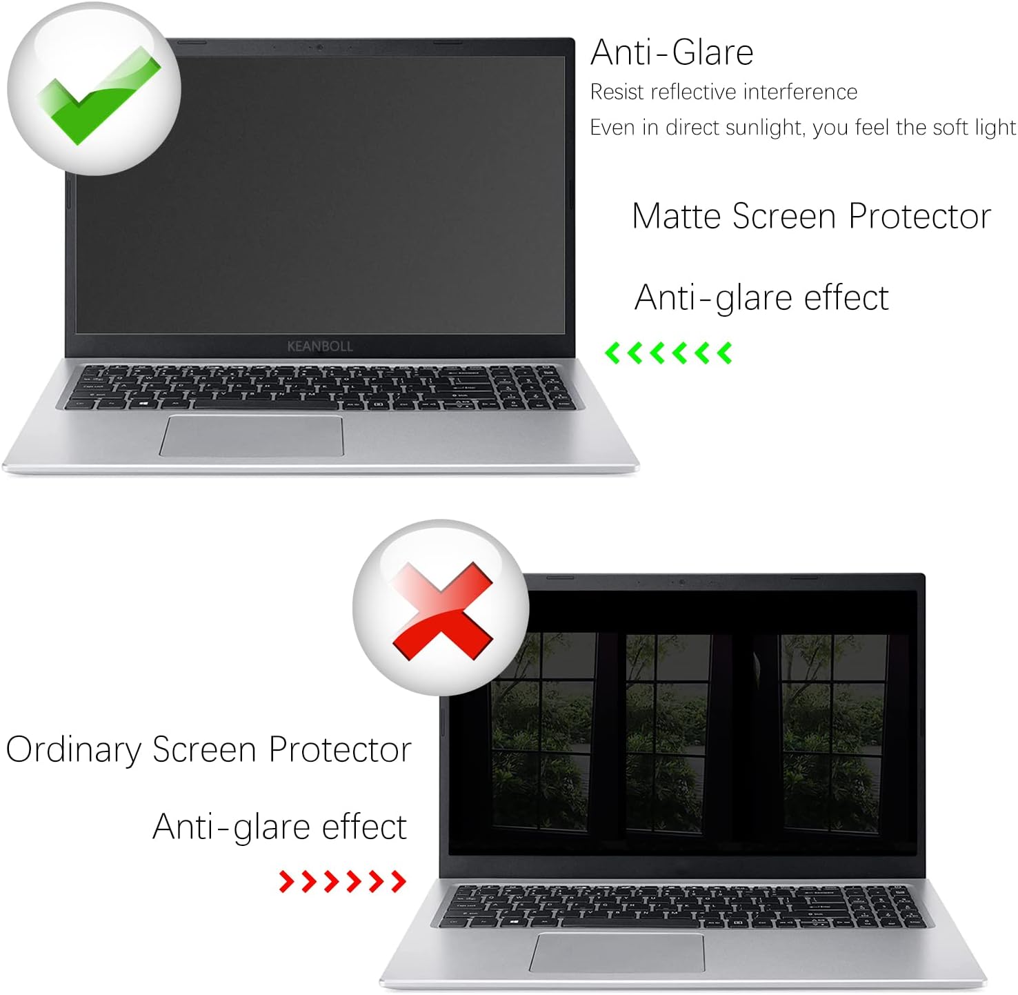 Paquete de 3 protectores de pantalla para laptop de 16 pulgadas, filtro mate antirreflejos para HP de 1610 HPDellLenovoAsusAcerSamsungSonyMSILGRazer