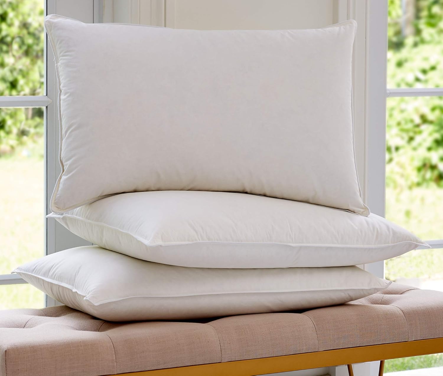 St. Regis Hotels – Almohada de plumas y plumón  Almohada de plumas y plumón  Queen (20 x 30 pulgadas)