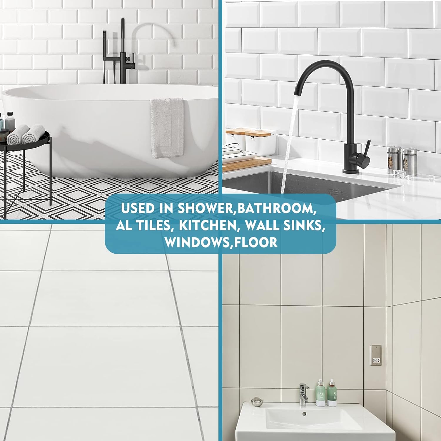 Pintura de lechada, paquete de 2 tubos de llenado de lechada negra, sellador limpiador de lechada para baño, ducha, cocina, azulejos, kit de