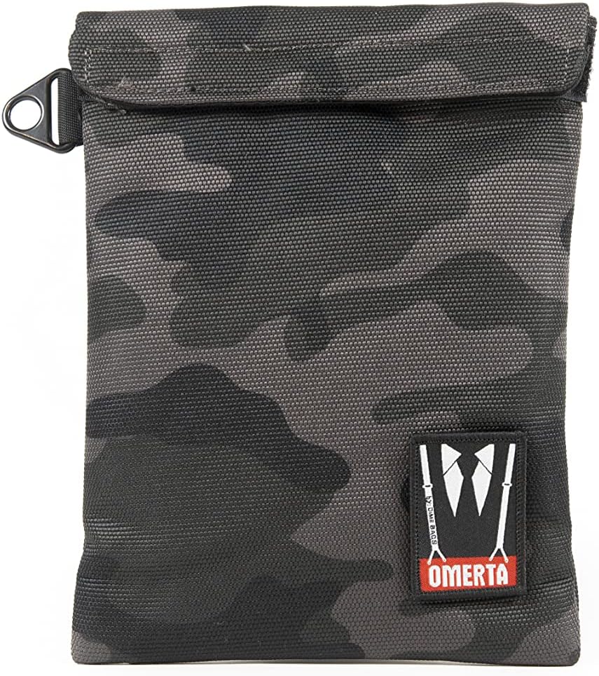 DIME BAGS Omerta Capo – Bolsa de filtro de carbono con doble sello de velcro  Bolsa forrada de carbono con tecnología de carbón activado, Camo