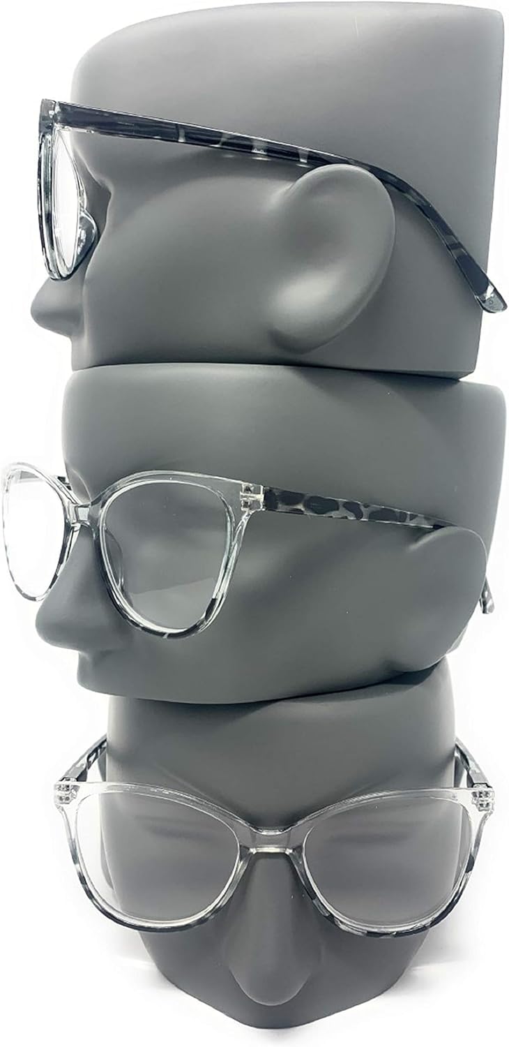 Incredible Bargains The Malibu – Gafas de lectura coloridas de dos tonos, bisagra de resorte, marco de ojo de gato de plástico para mujer