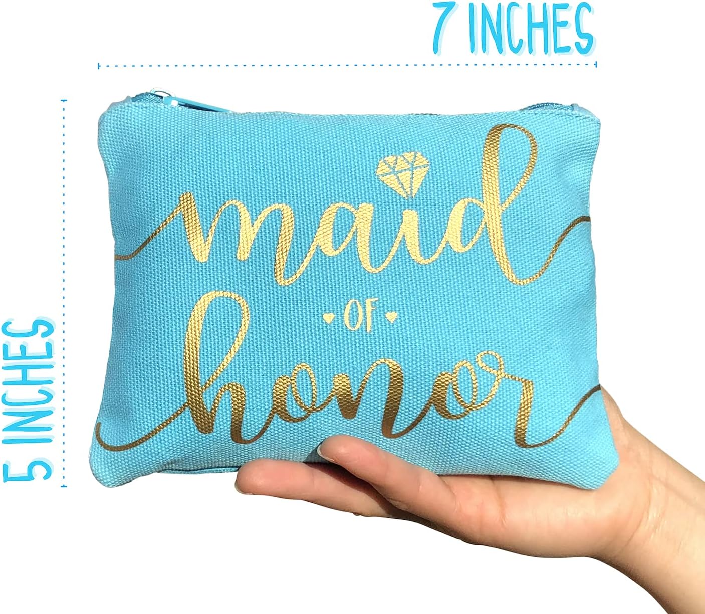 Bride Tribe – Bolsas de maquillaje para despedida de soltera, despedida de soltera, boda, bolsa de artículos de tocador, kit de supervivencia de