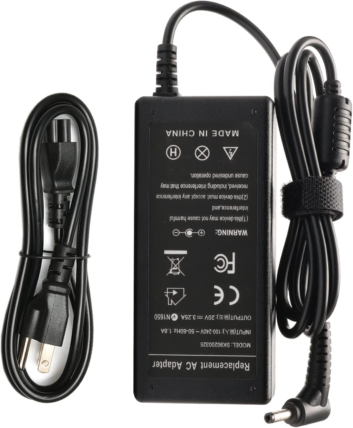 Cargador de CA de 65 W y 45 W para Lenovo IdeaPad 100S 110 110S 120 120S 310 320 330S S340 510 710S, Flex 4 1470 1580 1130 Flex 5 1570 1470 ADL45WCC