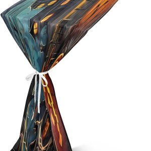 Halloween Pumpkin Castle Table Runner Fall Table Decor for Dining Table Decor Christmas Table Runner 108 Inches Long Halloween Pumpkin Castle Table Runner Fall Table Decor for Dining Table Decor Christmas Table Runner 108 Inches Long