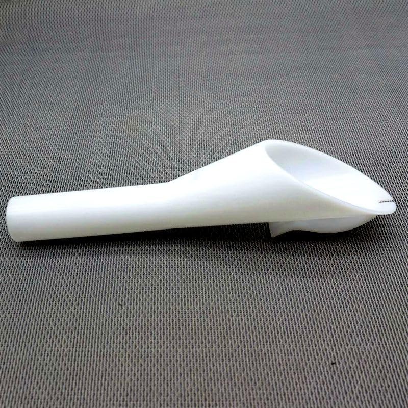 Embudo de llenado de combustible sin tapa de emergencia 1782177 1833948 para Ford F-150 2009-2016 para Lincoln MKZ 2010-2018 cantidad 1 blanco