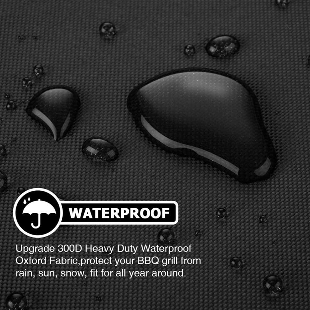 Funda para parrilla, 40 pulgadas, resistente al agua, Oxford, para exteriores, a prueba de polvo, resistente al viento, a los rayos UV, cubierta de