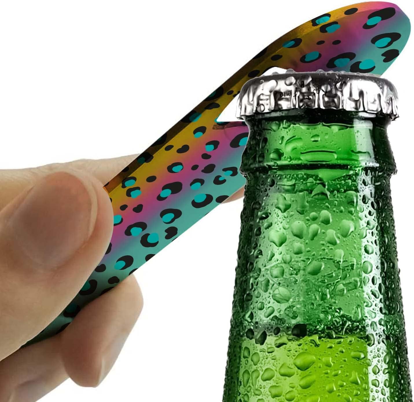 Abridor de botellas de acero inoxidable, abridor de botellas de cerveza duradero para el hogar, cocina, bar, restaurante, fiesta, 7 pulgadas