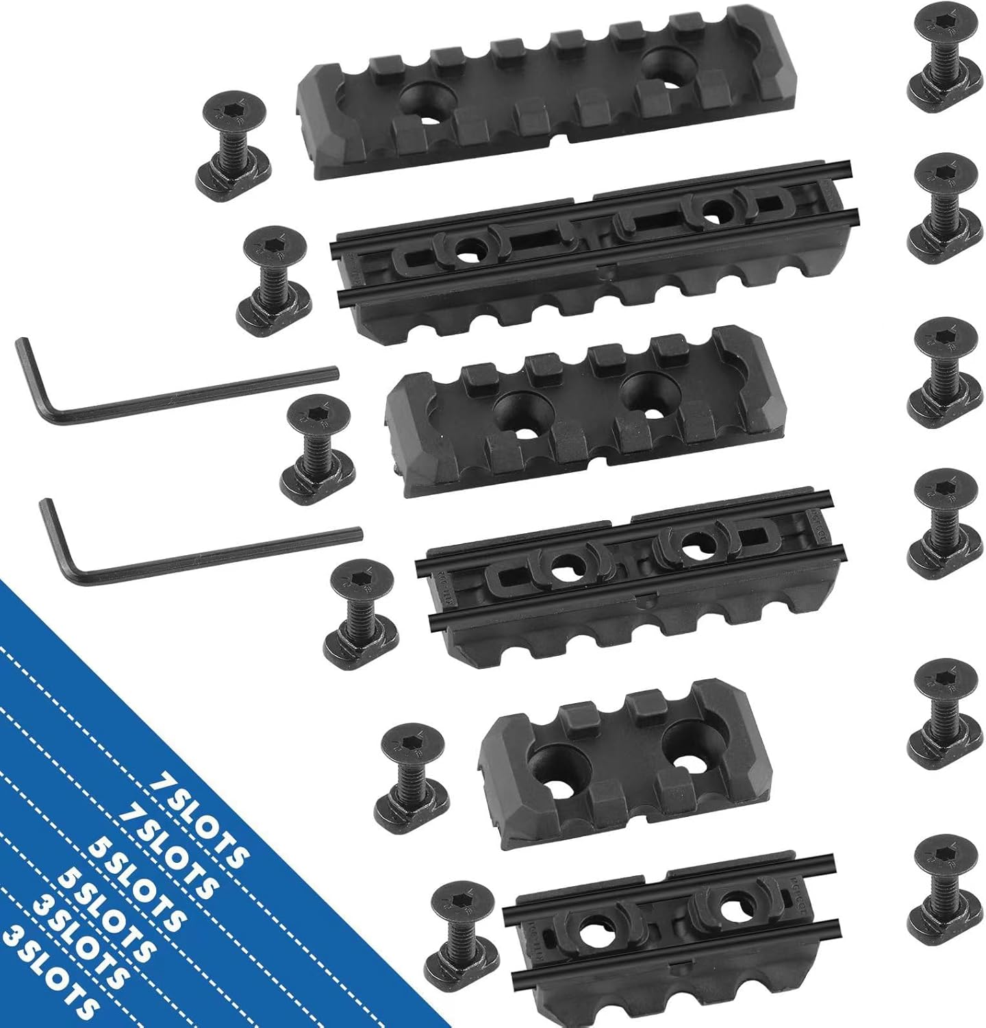 ZBULAR Picatinny – Guía de cable para interruptor de presión de riel Picatinny para accesorios compatibles con el sistema M-LOK, sistema de gestión