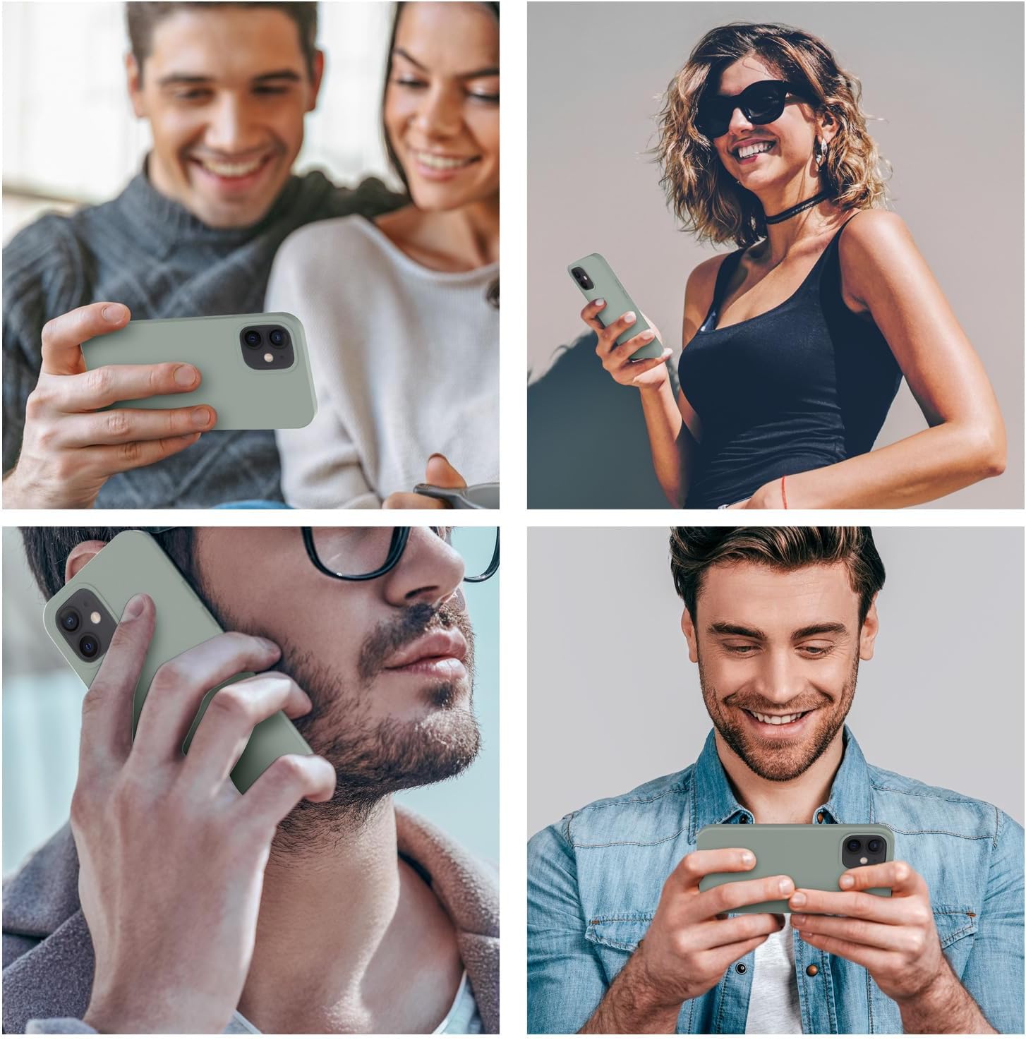 Cordking Funda diseñada para iPhone 12, diseñada para iPhone 12 Pro, funda de silicona a prueba de golpes con forro de microfibra suave antiarañazos