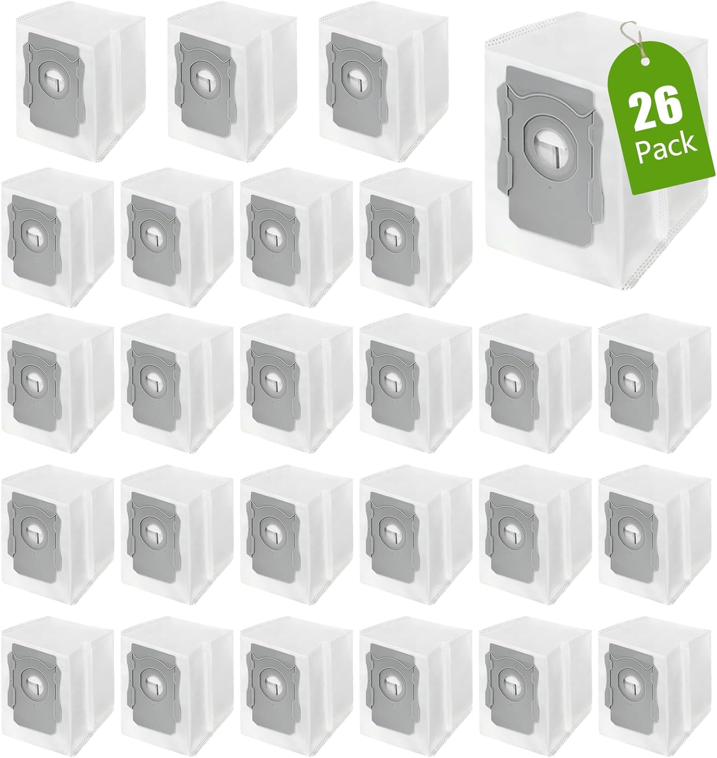 Paquete de 26 bolsas de vacío compatibles con iRobot serie i, s y j, bolsas de repuesto para i7 i7+, i8 i8+, i3, i3+, i4, i4+, i1+, i6, i6+, j7,