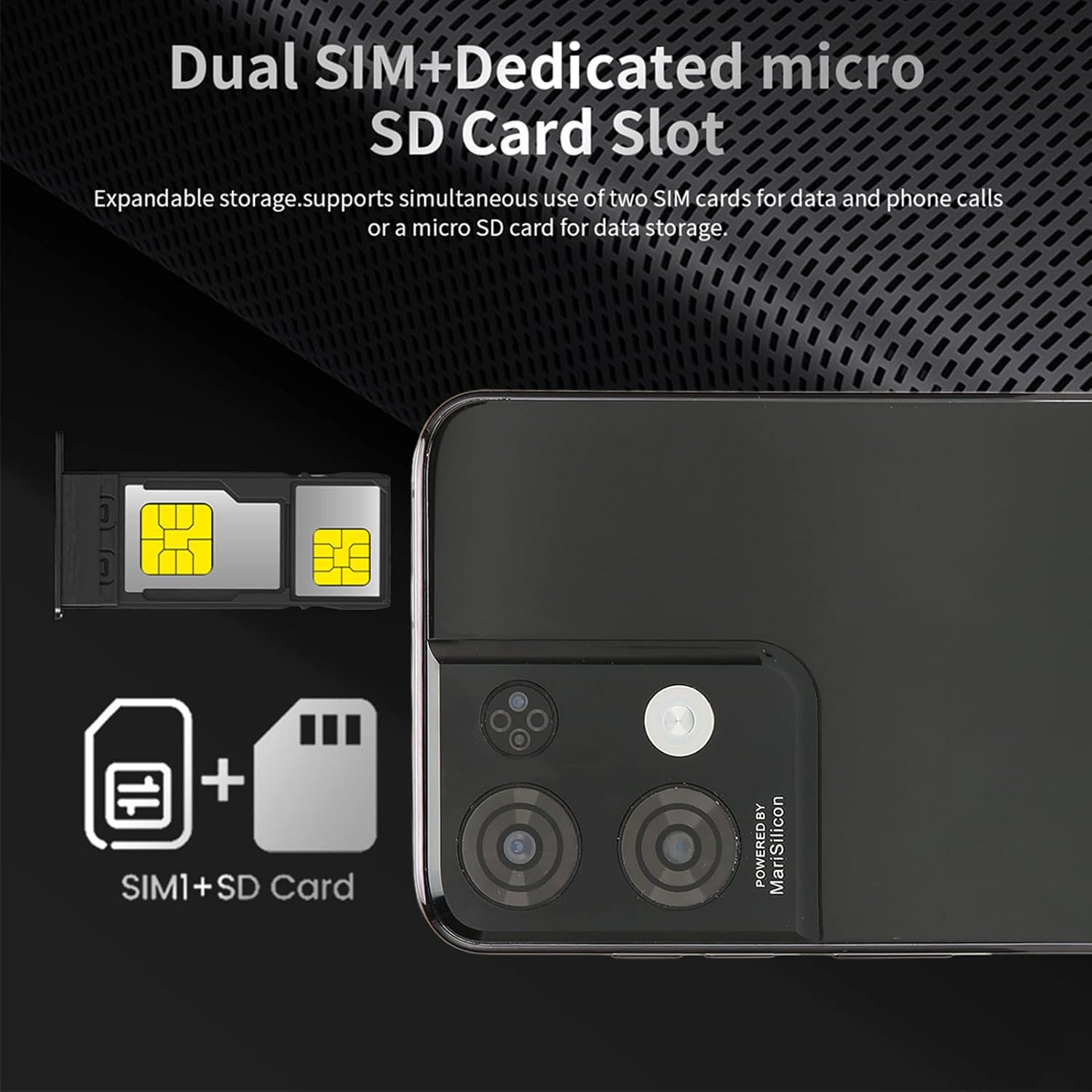 Reno 8 Pro Teléfono inteligente desbloqueado, Android 12.0 Face Desbloqueado, 6.0 pulgadas FHD Pantalla Dual SIM 2GB 16GB Teléfono Celular, 4500mAh