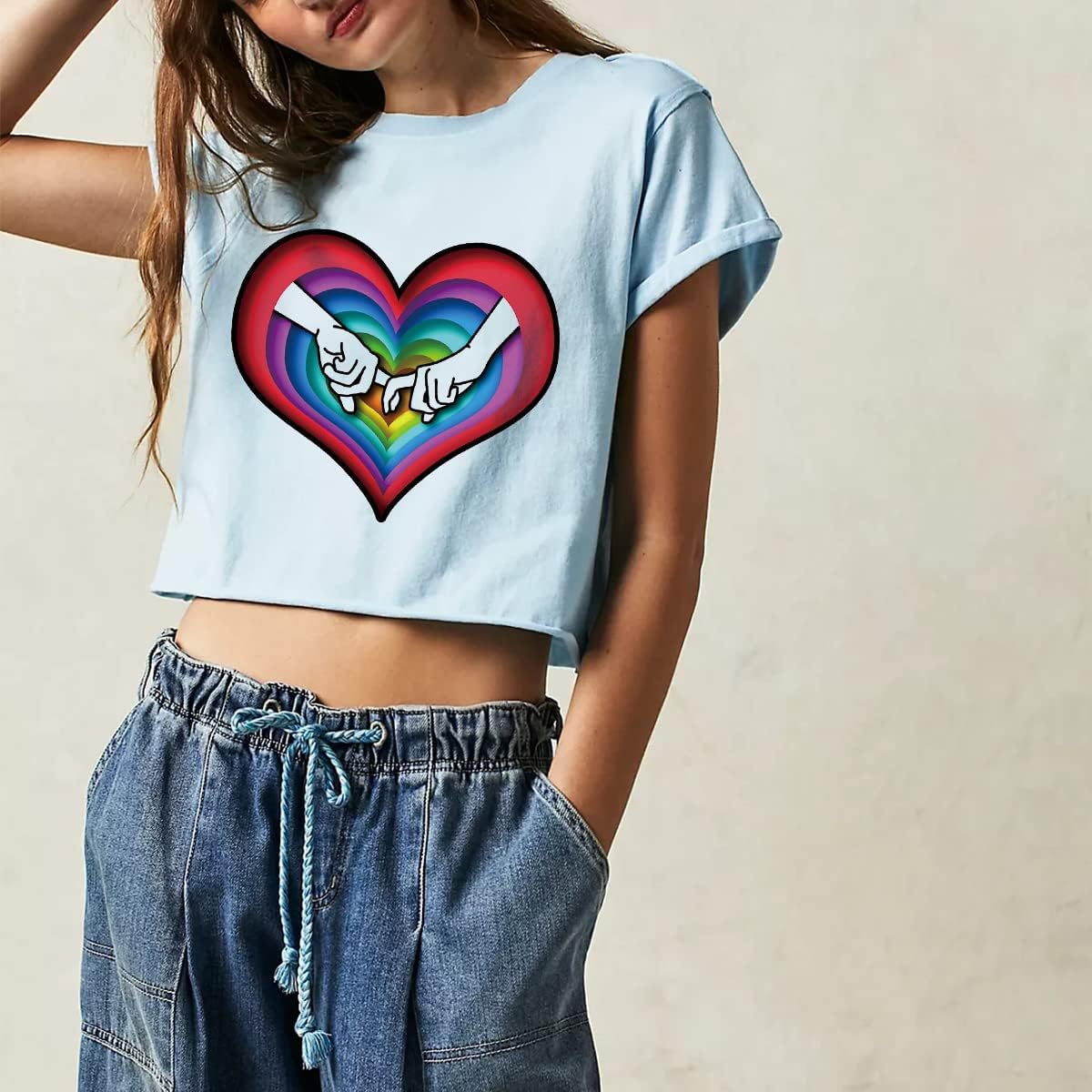 Calcomanías para planchar grandes para planchar, de vinilo para el Día del Orgullo Gay, parches para planchar con bandera de arco iris, diseño de