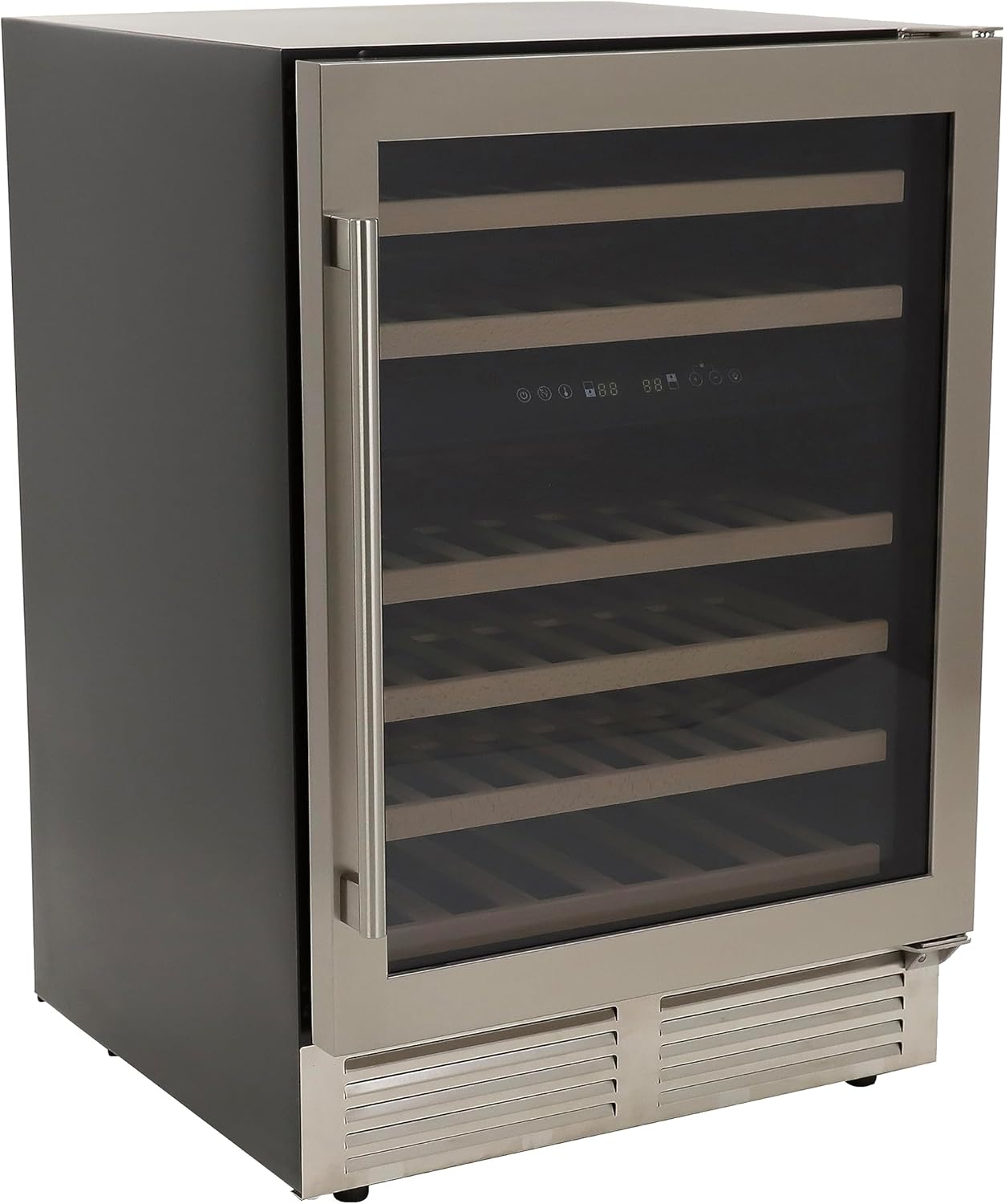 DUURA DE430WCDZSS Wine Cooler Designer Series Dual-Zone, 46 botellas, metálico