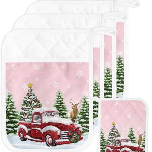 Juego de 5 soportes para ollas para cocina, antideslizantes y aislantes de calor, juego de agarraderas de tela de toalla con bolsillo, guantes Juego de 5 soportes para ollas para cocina, antideslizantes y aislantes de calor, juego de agarraderas de tela de toalla con bolsillo, guantes