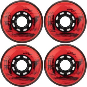 WHEEELCOME – Ruedas de hockey suaves 76A para interiores, ruedas de repuesto para patines de hockey en línea, paquete de 4 unidades, elige el color WHEEELCOME – Ruedas de hockey suaves 76A para interiores, ruedas de repuesto para patines de hockey en línea, paquete de 4 unidades, elige el color