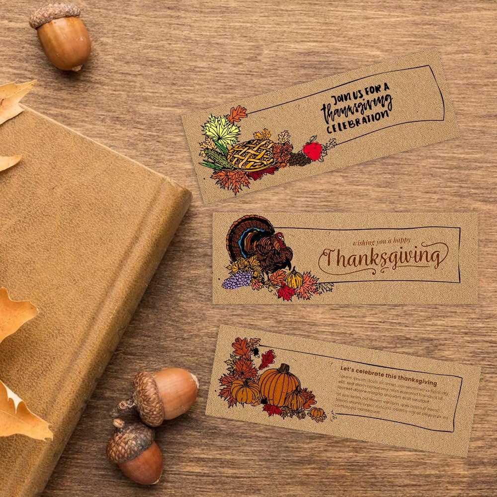 Hying Cartel de Acción de Gracias, sellos transparentes para hacer tarjetas, cosecha de otoño, calabaza, cornucopia, sellos de goma transparente