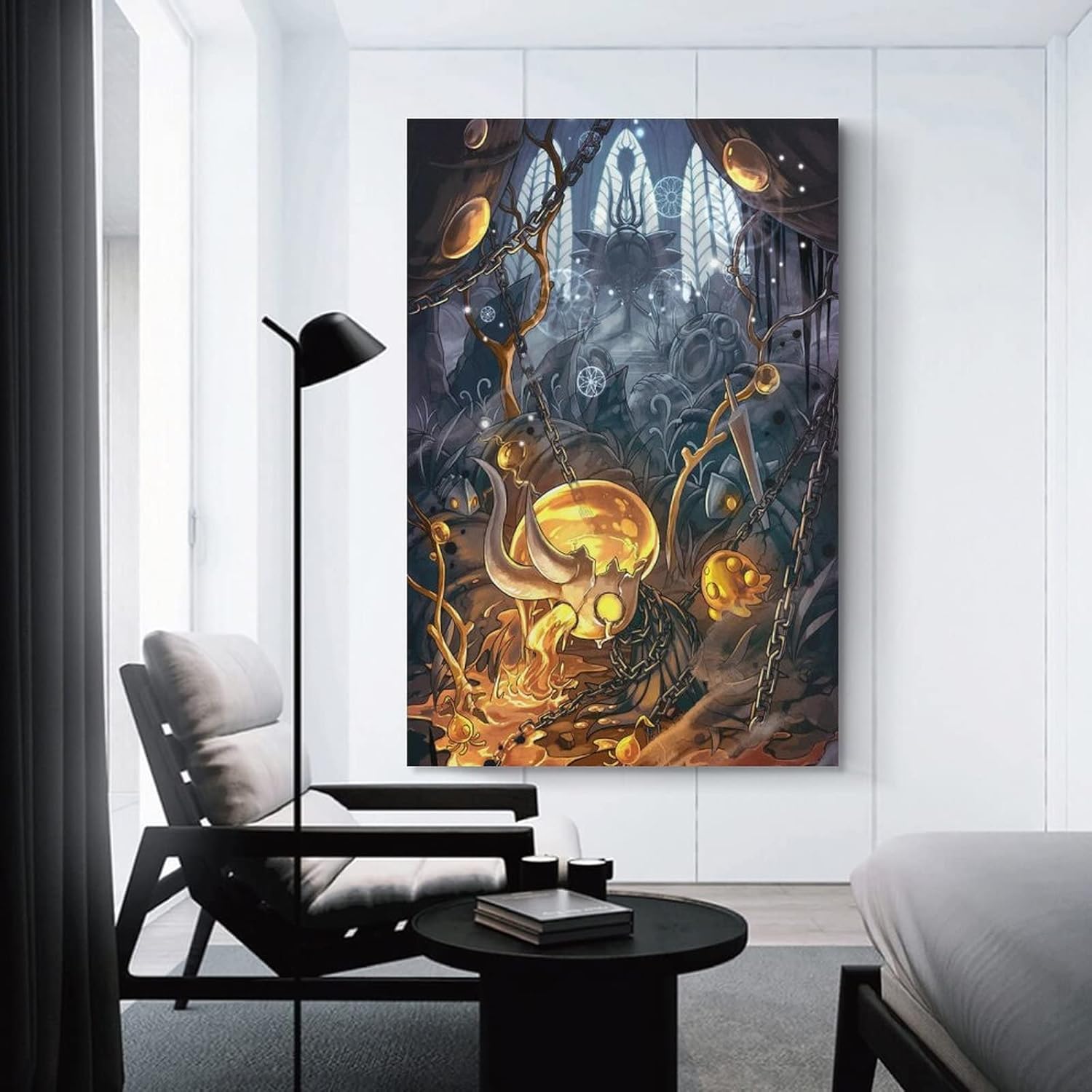 SNKB Póster de caballero hueco, pintura decorativa, lienzo, arte de pared, para sala de estar, dormitorio, 08 x 12 pulgadas (7.9 x 11.8 in)