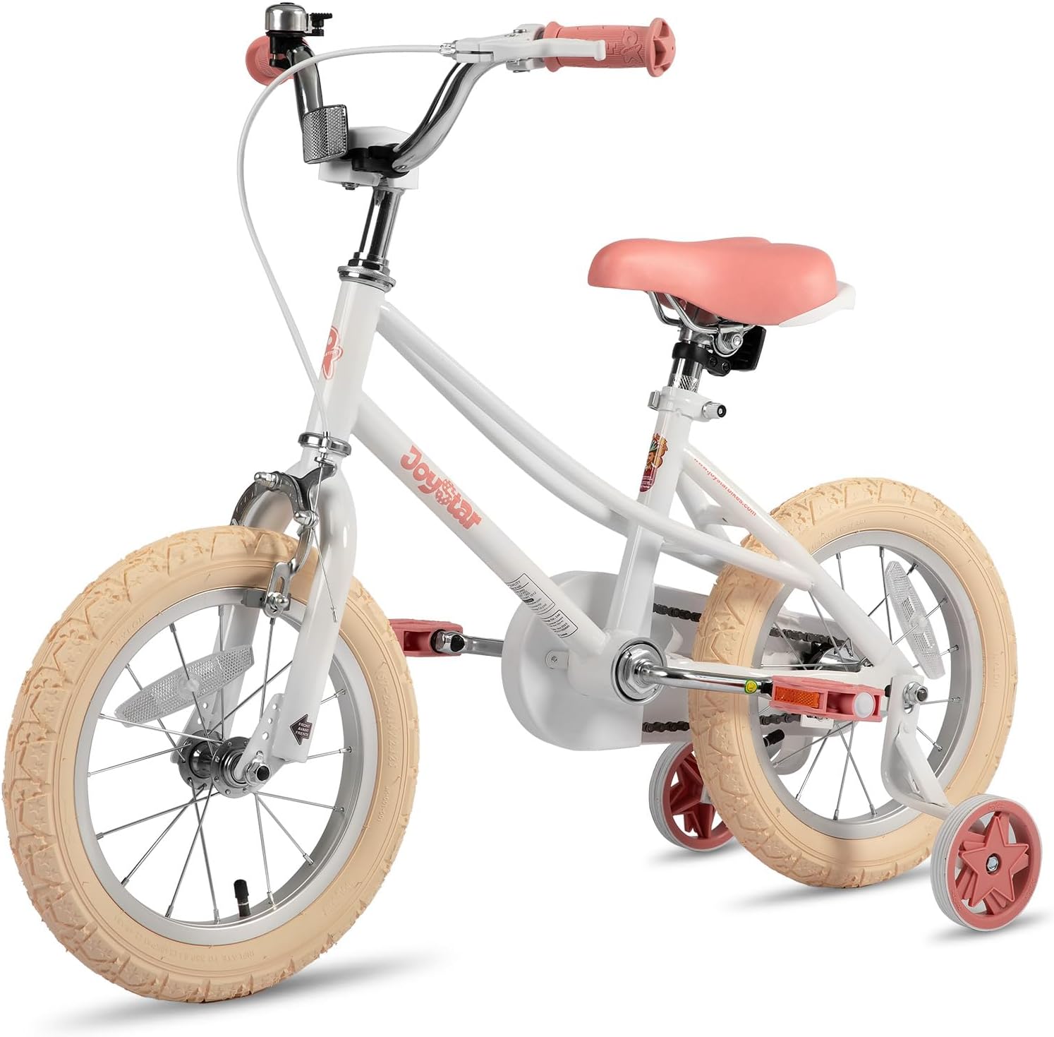 JOYSTAR Bicicleta para niñas de 2 a 12 años de edad, bicicleta para niños de 12 pulgadas, 14 pulgadas, 16 pulgadas, con ruedas de entrenamiento y