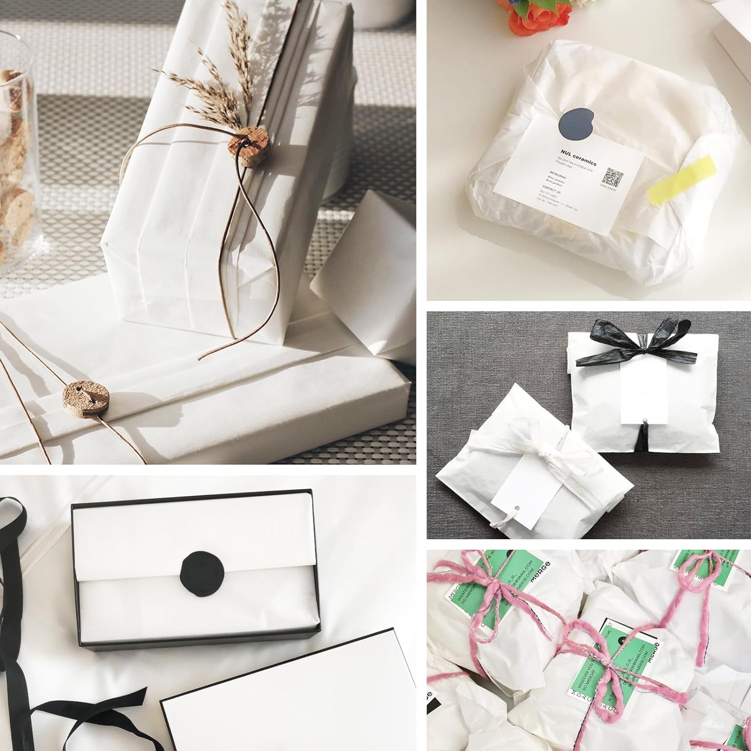 32 hojas de papel de seda blanco sin ácidos de 24 x 36 pulgadas para almacenamiento, bolsas de regalo, papel de archivo sin búfer y sin lignina para