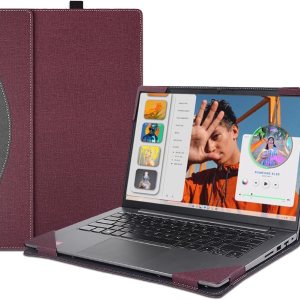 Funda para portátil Dell Inspiron 16 Plus 7630 7620 7610 Pro 5620 5630 5625 y Vostro 5630 5620 7620, piel sintética, 2 en 1, con soporte para Funda para portátil Dell Inspiron 16 Plus 7630 7620 7610 Pro 5620 5630 5625 y Vostro 5630 5620 7620, piel sintética, 2 en 1, con soporte para